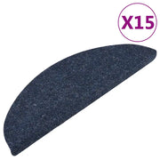 Tappeti Adesivi per Scale 15 pz | Gradini per Scale 56x17x3 cm Blu