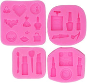 Mallen in Silicone - 4 pezzi - Grade Food Duraturo - Antitrasformazione - Leggero - Odorante - Adatto per forno/Microonde - Forme per la cottura