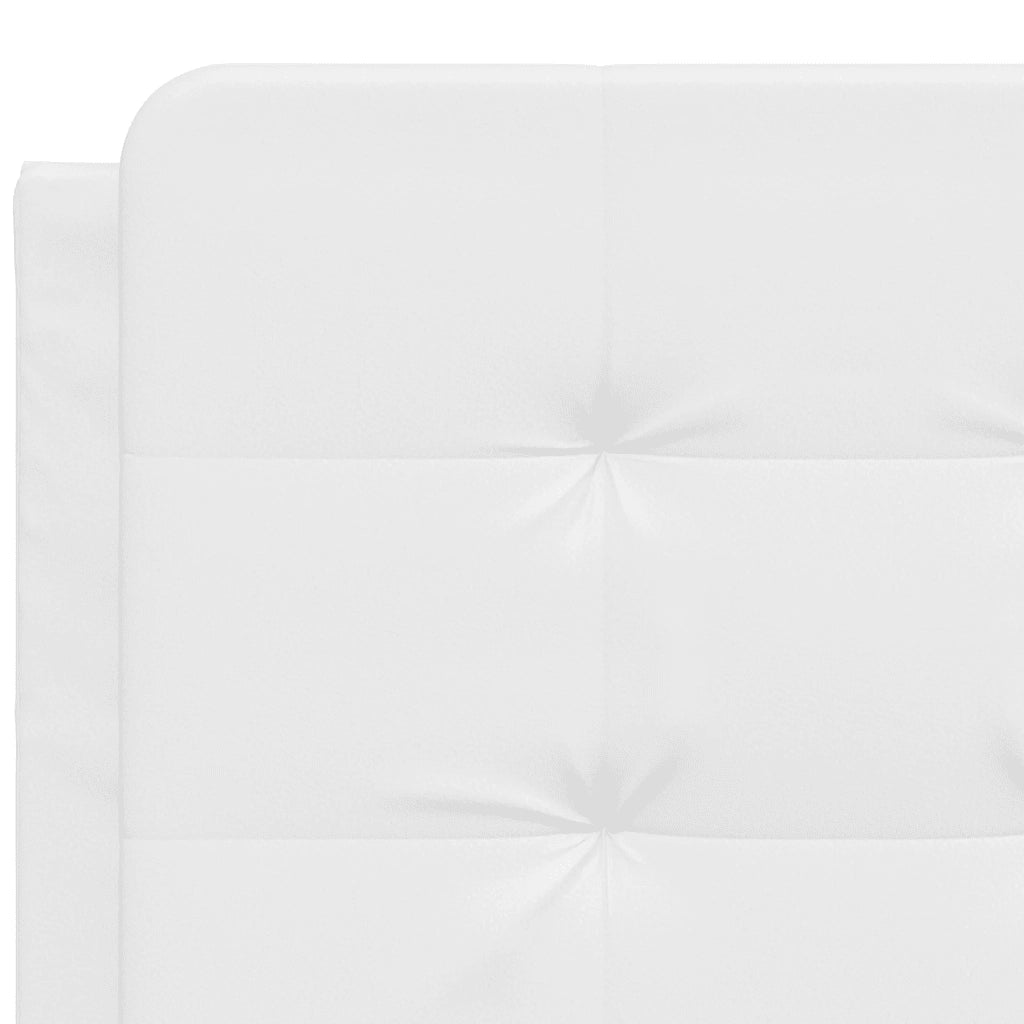 Giroletto senza Materasso Zadar Bianco 140x200 cm in Similpelle