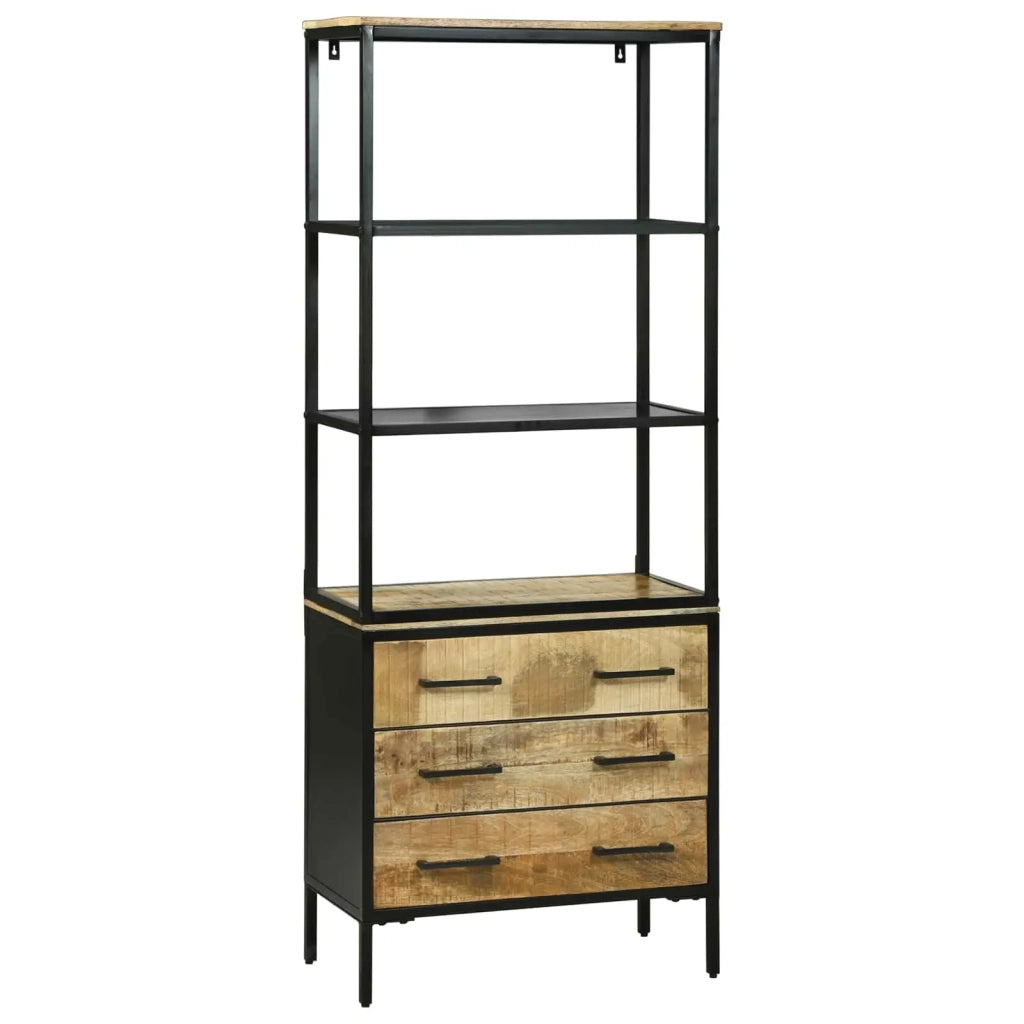 Credenza Marrone 70 x 35 x 180 cm Legno di mango massello 3310126