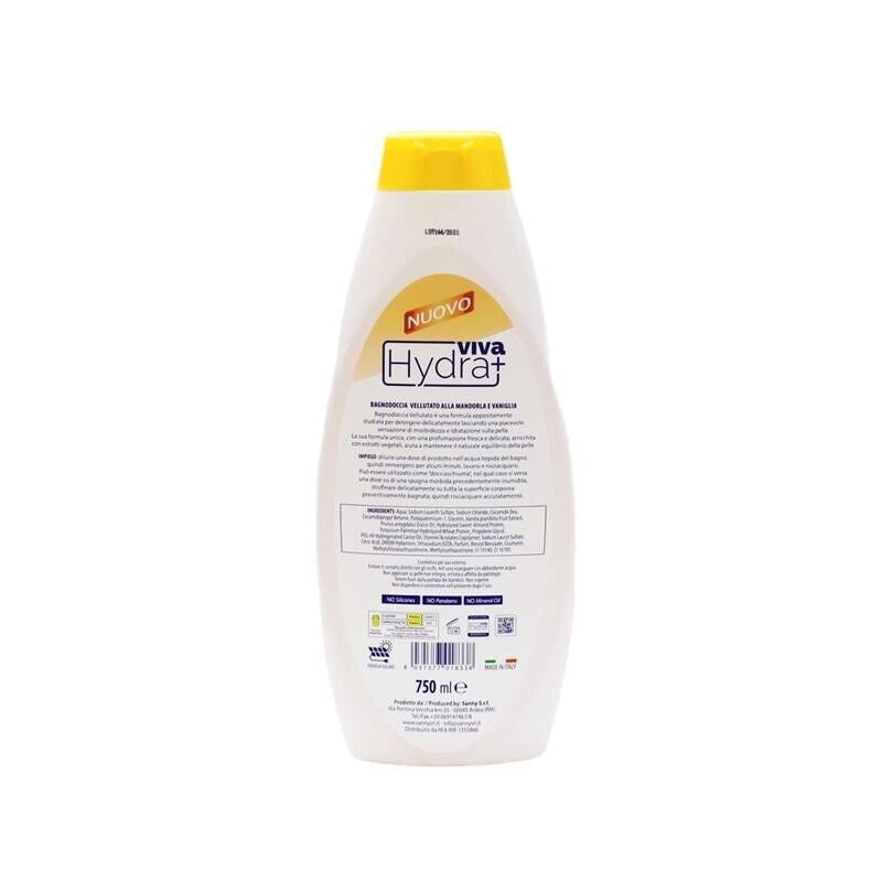 HYDRA VIVA+ BAGNODOCCIA VELLUTATO MANDORLA & VANIGLIA 750 ML
