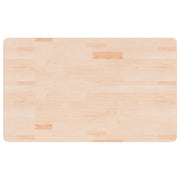 Piano Bagno 100x60x1,5 cm in Legno Massello Non Trattato 342927