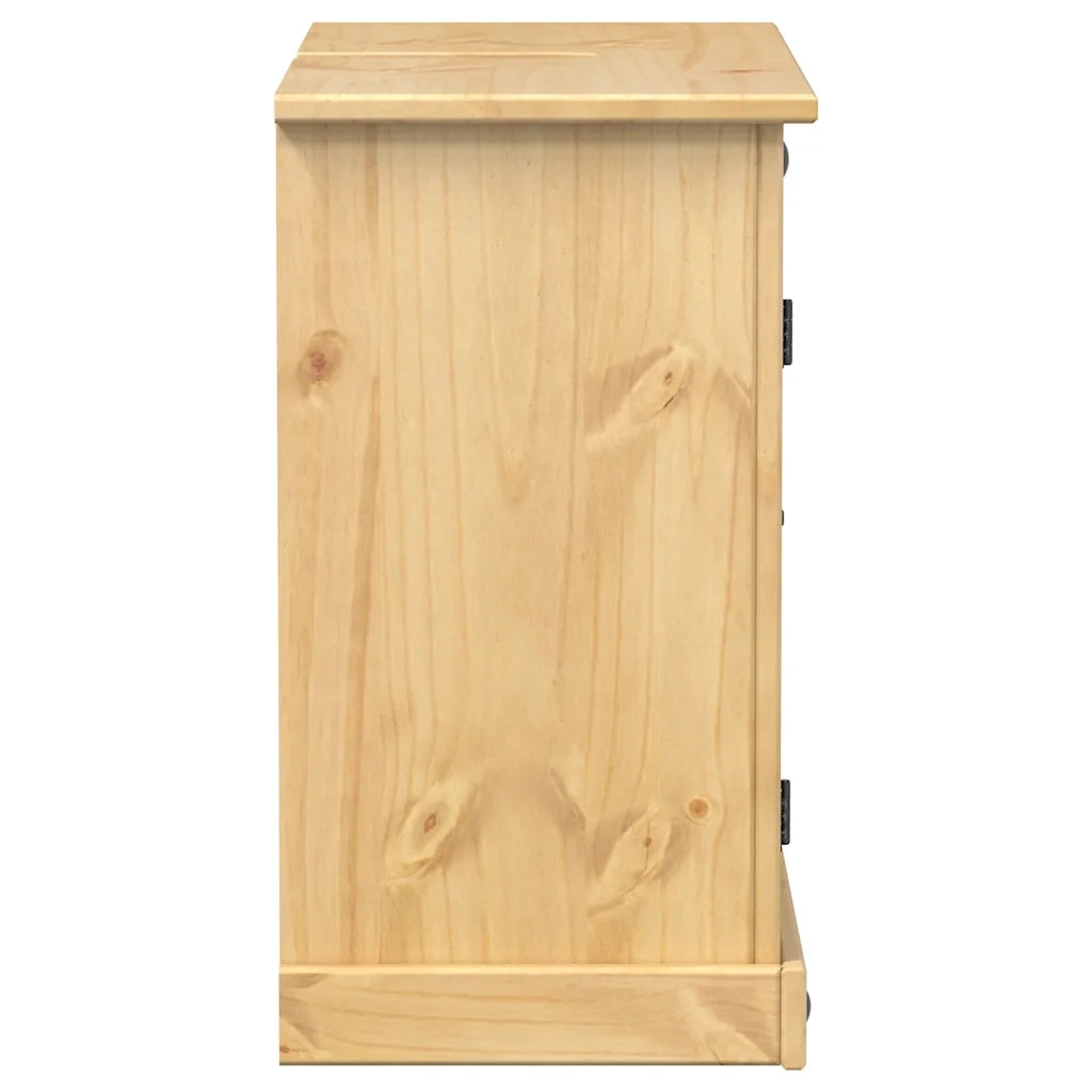 Mobile Lavabo da Bagno-Armadietto da bagno Corona 73x33x60cm Legno Massello di Pino