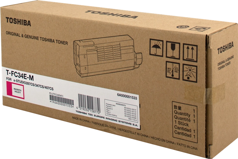 Dynabook T-FC34EM cartuccia toner 1 pz Originale Magenta