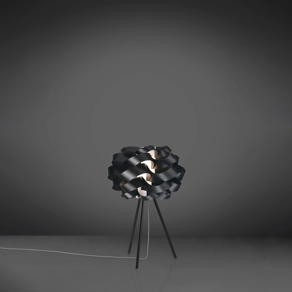 Lampada Da Scrivania-Ufficio Moderna Cloud Polilux ® Nero E Metallo 1 Luce E27
