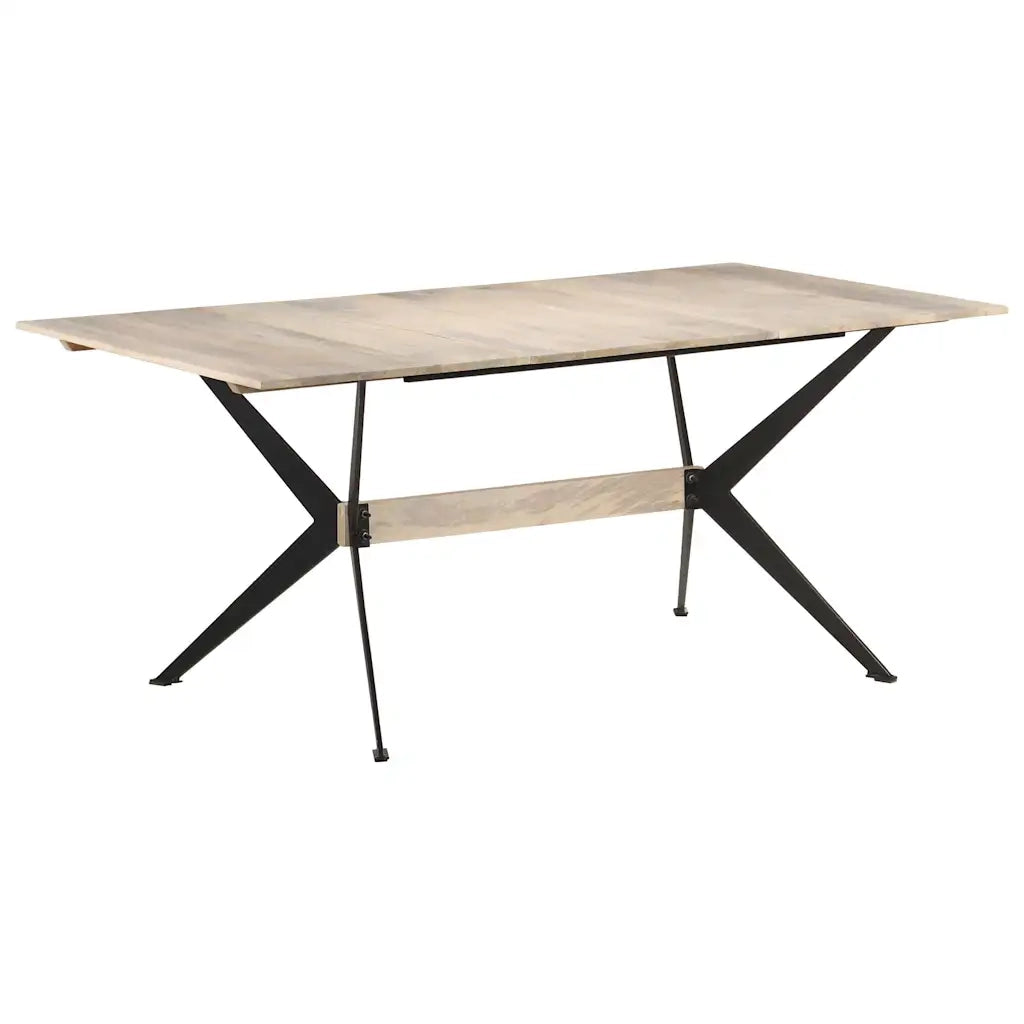 Tavolo da Pranzo 180x90x76 cm in Legno Massello di Mango  cod mxl 27236
