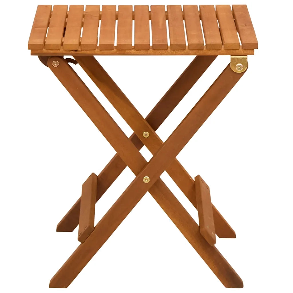 Set da Bistrot per Esterni per Bambini 3 pz | Set Salotto da Giardino Legno di Eucalipto
