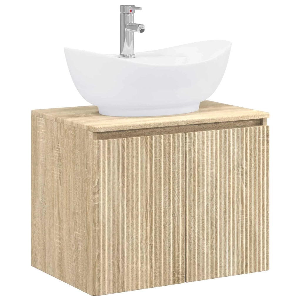 Set di mobili per il bagno Rovere Sonoma Legno ingegnerizzato 3404342