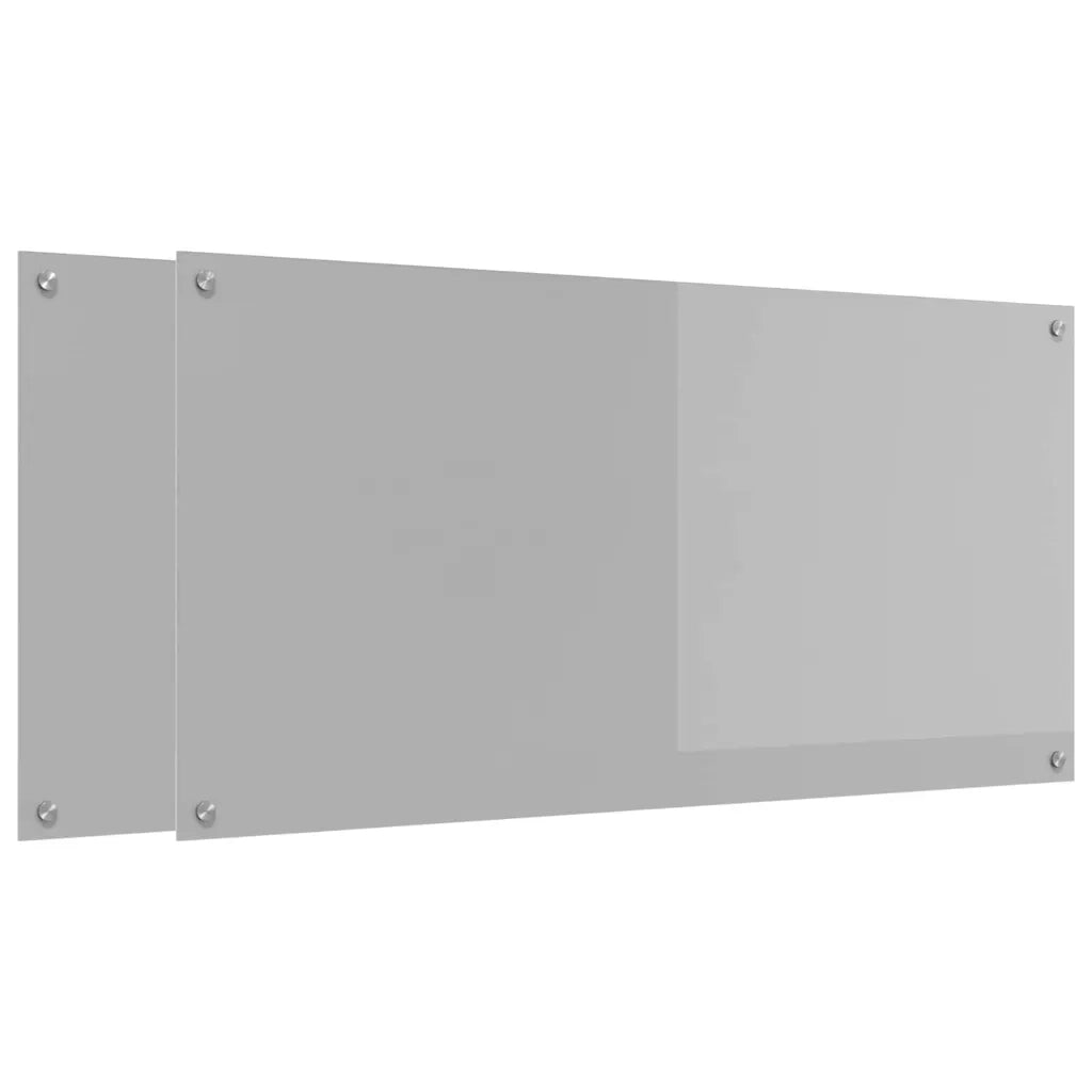 Schienale da cucina 2 pcs Grigio chiaro 120 x 60 cm 3415505
