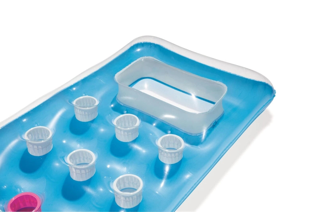 Bestway 43040 galleggiante da piscina e da spiaggia Blu, Arancione Vinile Materassino galleggiante