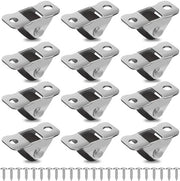 Piedini per mobili piccoli, 12 pezzi, 1,2 cm piedini in gomma piccoli con piatto superiore in acciaio, mini piedini, piedini di supporto, ruote in gomma, non sterzabili per mobili, piccoli apparecchi, progetti di fai da te