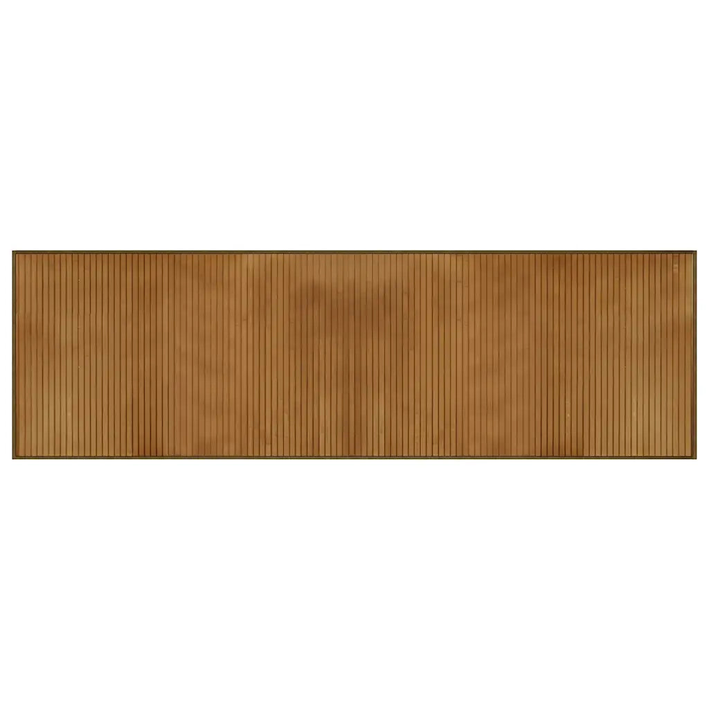 Tappeto Rettangolare Marrone 60x200 cm in BambÃ¹