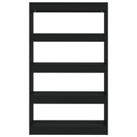 Libreria/Divisorio Nero 80x30x135 cm in Truciolato 811710