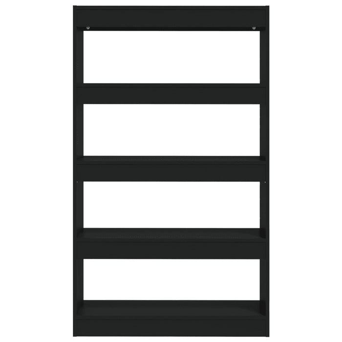 Libreria/Divisorio Nero 80x30x135 cm in Truciolato 811710