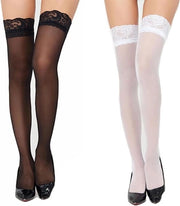 Calze a rete extra lunghi 2 paia per donna - Calze a rete extra lunghi per uso quotidiano e cosplay