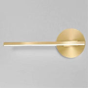 Trade Shop - Applique Da Parete Led 13 Watt Lineare Orientabile Oro Lampada Luce Fredda 50391 -