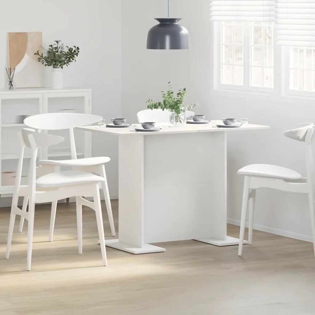Tavolo da pranzo 110 x 60 x 75 cm Legno ingegnerizzato Bianco 863160