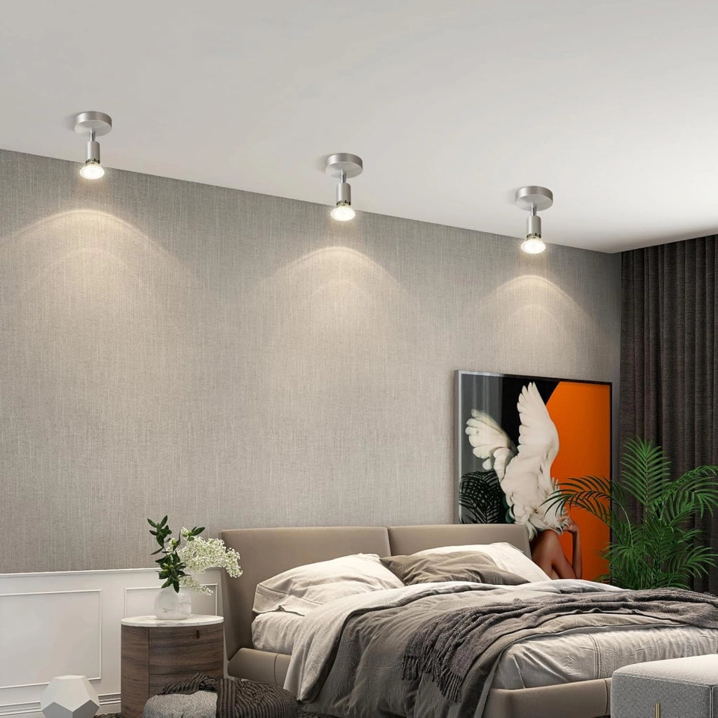 ZMH Faretto da soffitto moderni 1 fiamma orientabile 330° per camera letto