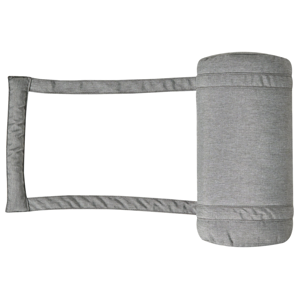 Set di 6 Cuscini in Tessuto grigio melange da Schienale per Sedie da Giardino Toscana/Java/Amantea stile elegante