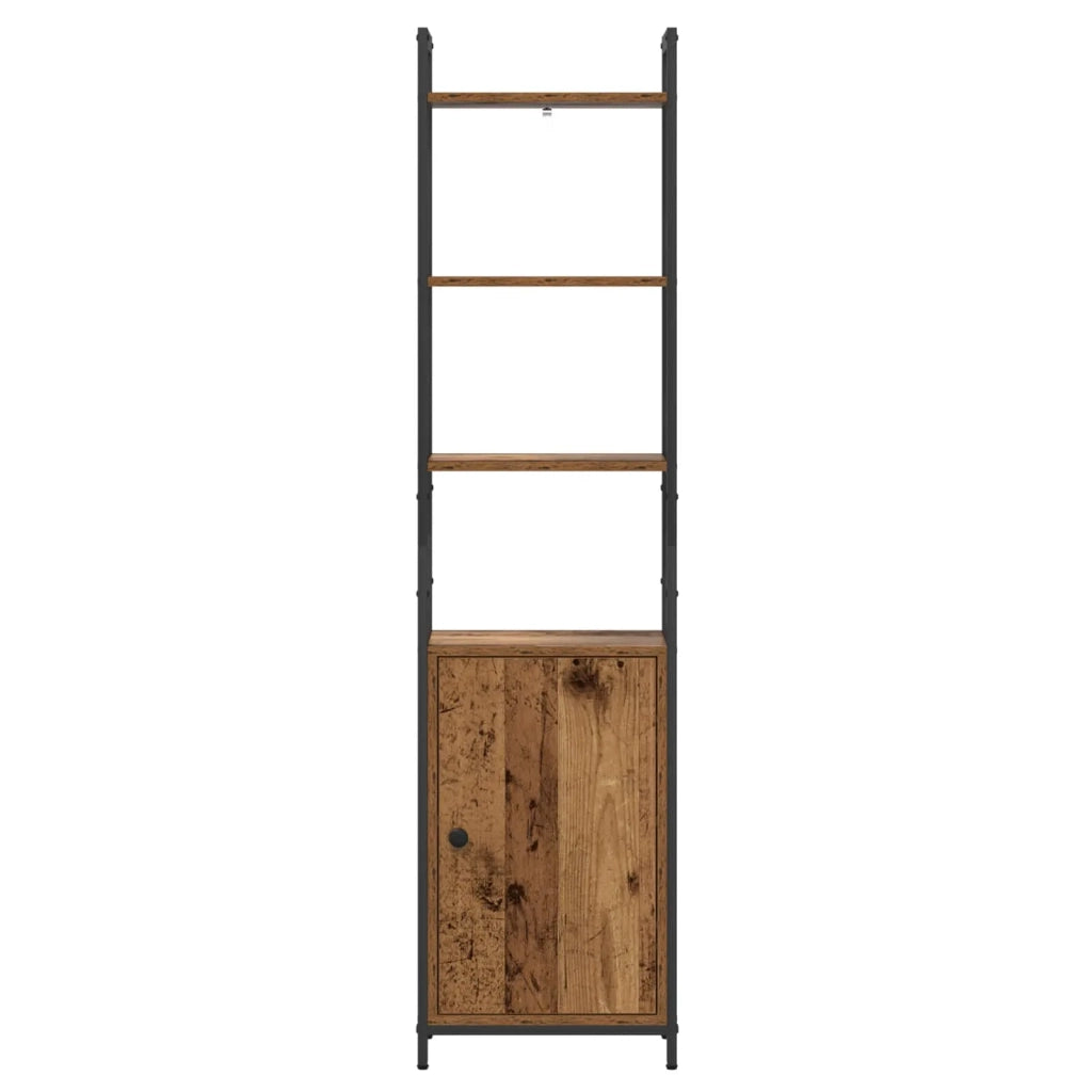 Armadio per Libri Legno vecchio 40 x 24 x 161 cm