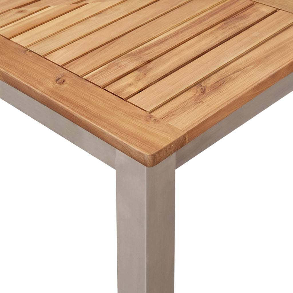 Tavolo da pranzo all'aperto 180x90x75 cm Legno massello di acacia