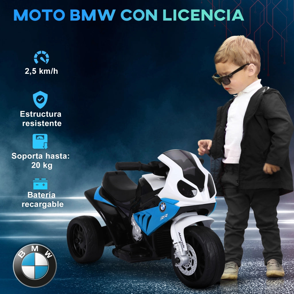 Moto Elettrica per Bambini ¨C zephmum ¨C 66x37x44 cm Blu