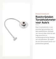 Torsione angolometrico in acciaio inossidabile - Angolometrico digitale - Winkelhaak - Schroefhoekverstelling - Magnetica stantuffa morbida - Strumento di misura pratica