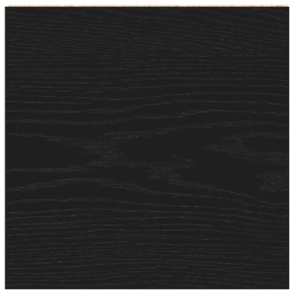 vidaXL Mobile da Bagno Rovere Nero 30x30x183,5 cm in Truciolato