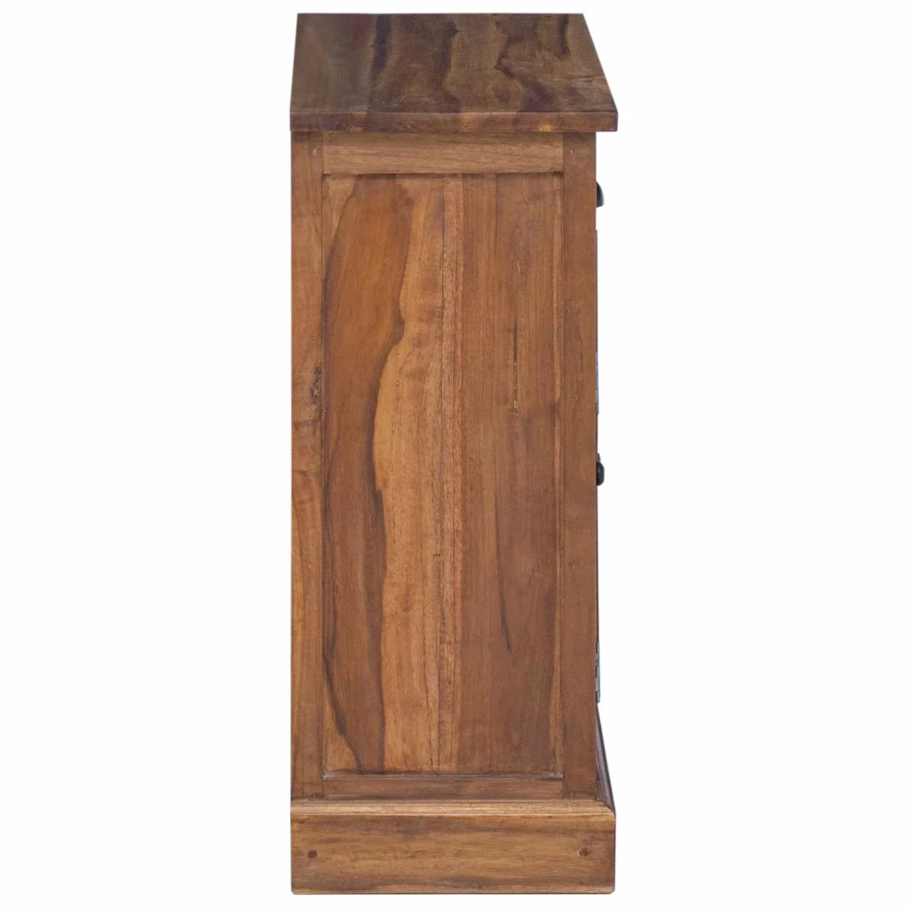 Armadio con porta Naturale 65 x 30 x 75 cm Legno di teak solido 42017953