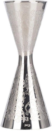 Misura Cocktail Professionale in Acciaio Inossidabile - 0,5/3-ons - 4,6-pollici - Utensile da Cucina - Preciso e Duraturo