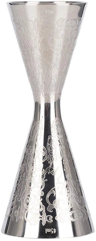 Misura Cocktail Professionale in Acciaio Inossidabile - 0,5/3-ons - 4,6-pollici - Utensile da Cucina - Preciso e Duraturo