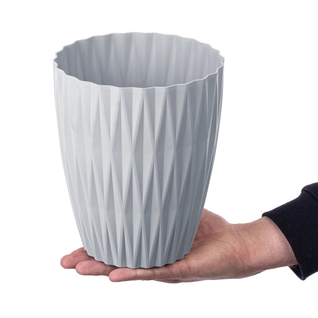 KADAX Doniczka Caro Petit 15 szara lodowa 5730-105