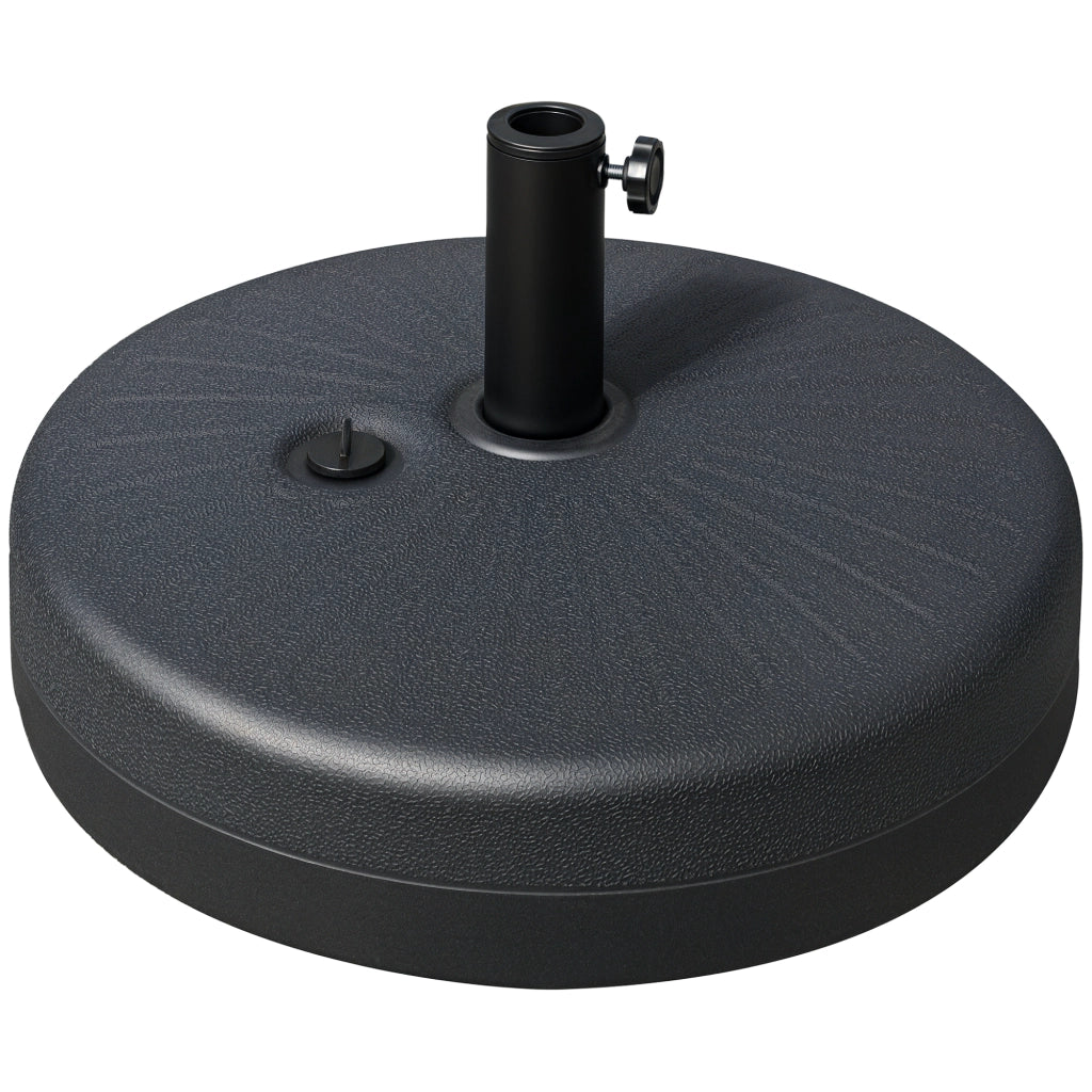 Base per Ombrellone Giardino 22 kg ¨C zephmum ¨C 51x30.5 cm Nero