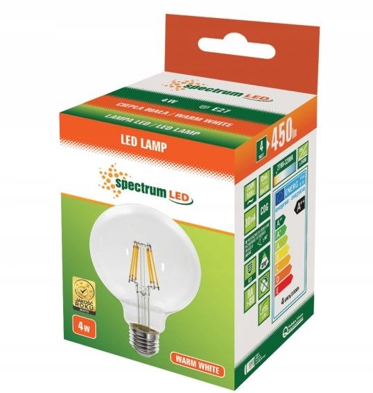 Bulbo Led Caldo E-27 230v 4w Palla 13763