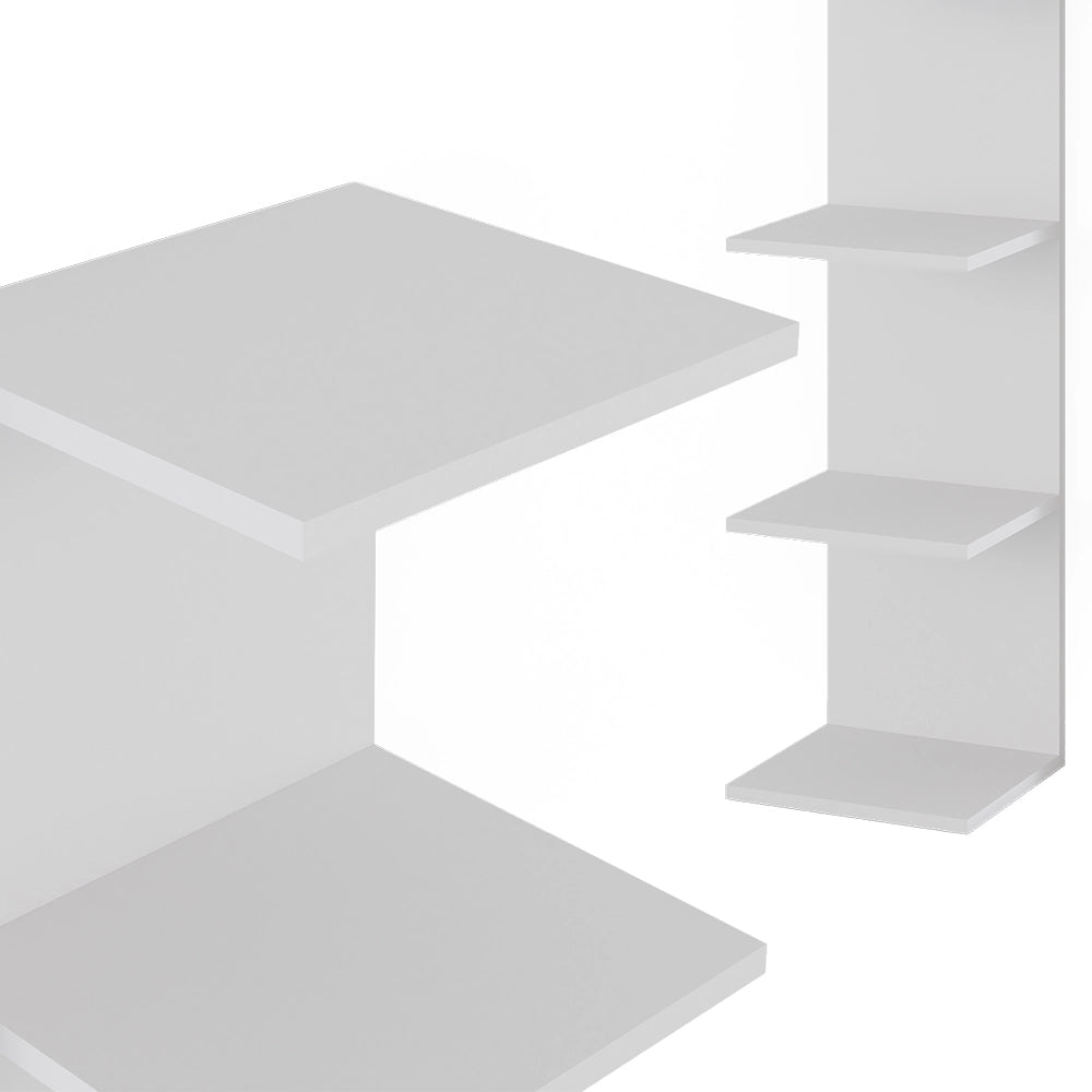 Vicco Scaffale a muro Bianco 30 x 95 cm Set di 2