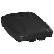Base per Ombrellone con Ruote Riempibile d'Acqua ¨C Zephmum ¨C 80x60x17 cm Nero
