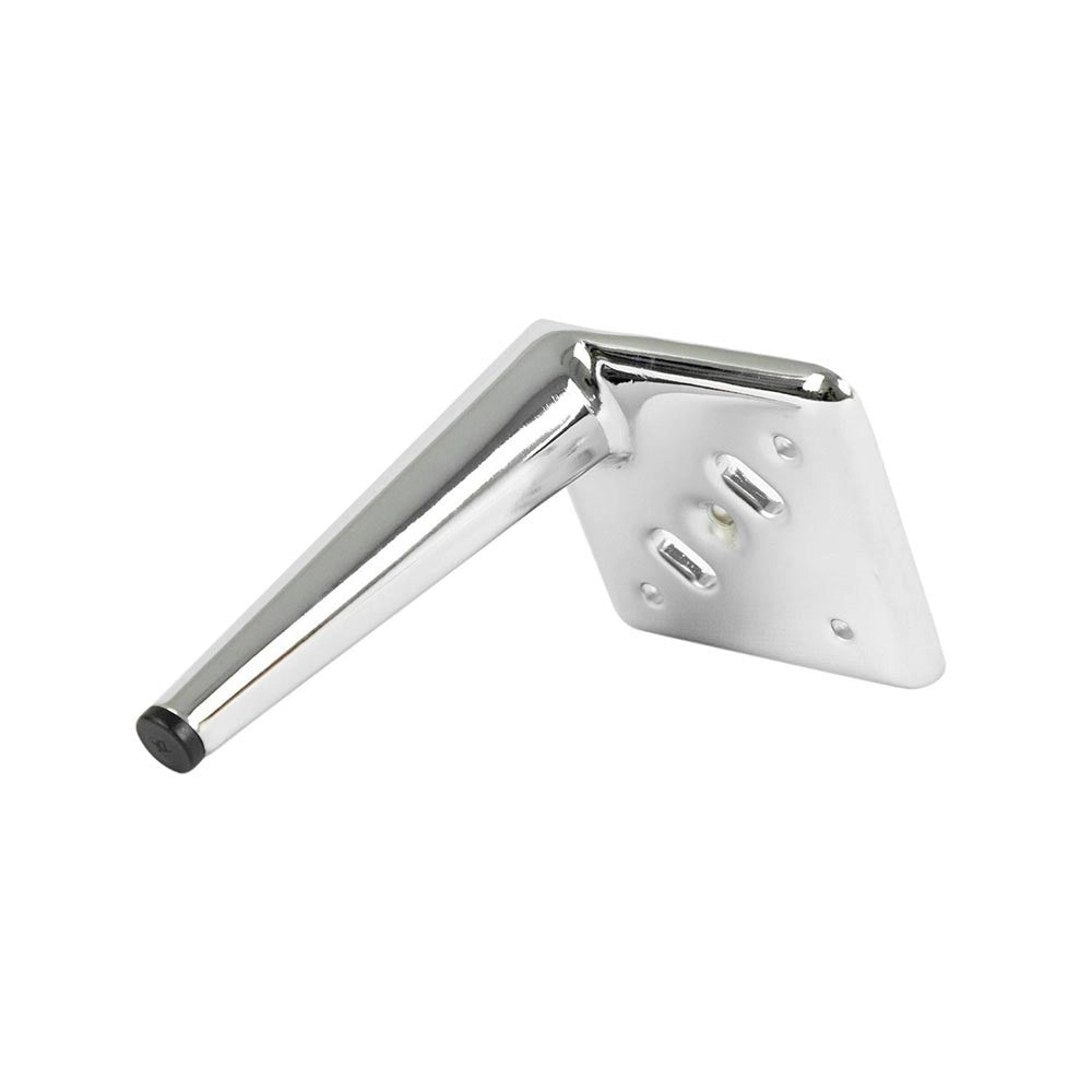 Piede in metallo Ago17 per divani e poltrone H 17cm. cromato