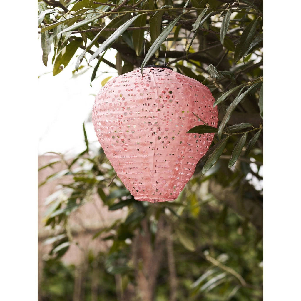 Lanterna Greatham, Rosa, Poliestere, 30x30x30 cm