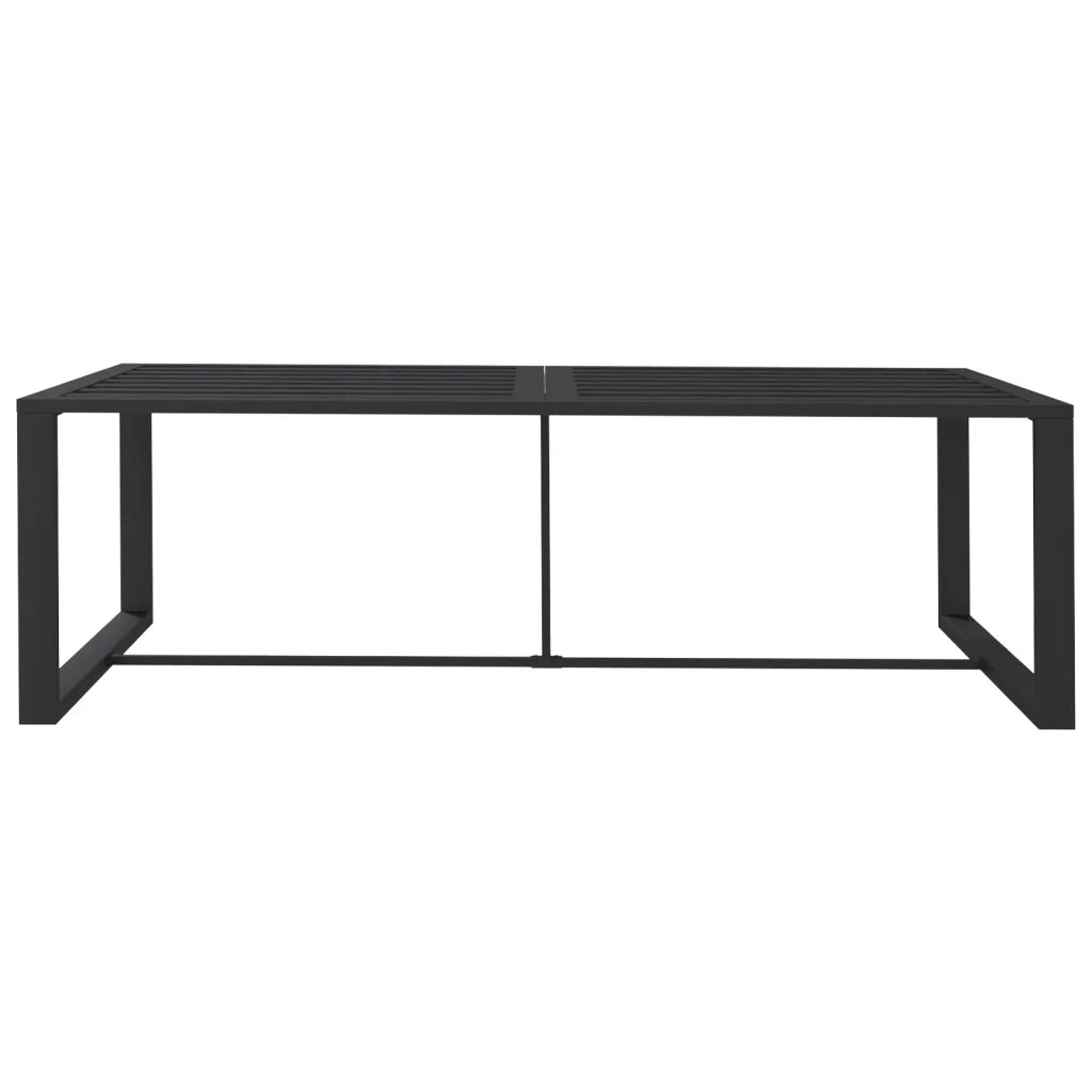 Tavolo da Pranzo per Esterni Antracite 120x60x66cm in Alluminio 318312