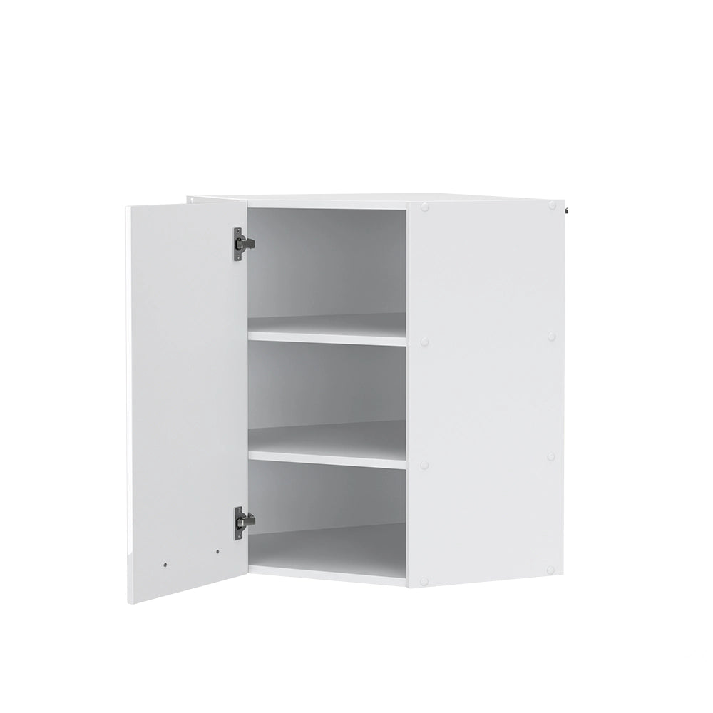 Vicco Mobile angolare da cucina Bianco lucido 57 cm