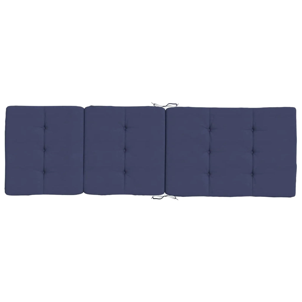 Cuscino da Esterno 2 pcs Blu navy 180 x 55 x 7 cm Tessuto