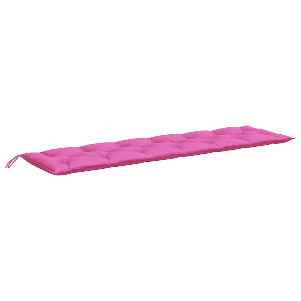 Cuscini per Panca da Giardino 2 pz Rosa 200x50x7 cm in Tessuto 361752