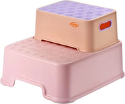 Sedia a due piani per bambini con base antiscivolo - Sedia per il bagno e il lavandino - Bancarella per bambini sicura