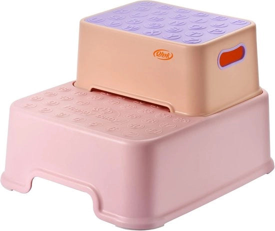 Sedia a due piani per bambini con base antiscivolo - Sedia per il bagno e il lavandino - Bancarella per bambini sicura