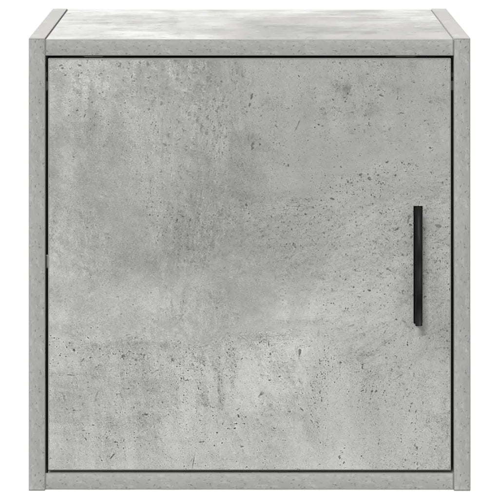 Pensili per Garage 2 pz Grigio Cemento in Legno Multistrato 860632