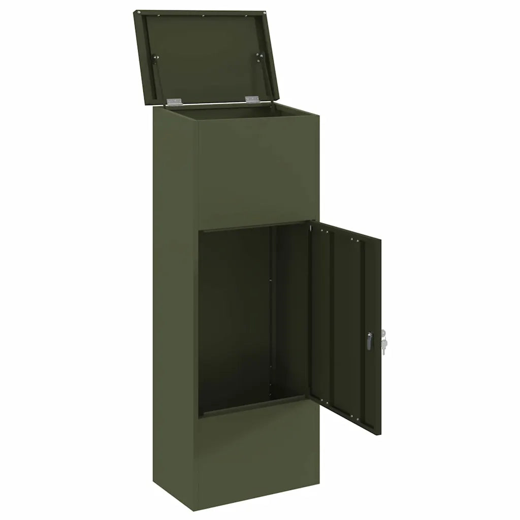 Cassetta per pacchi Oliver verde 44,5 x 29 x 110,5 cm Acciaio 874929