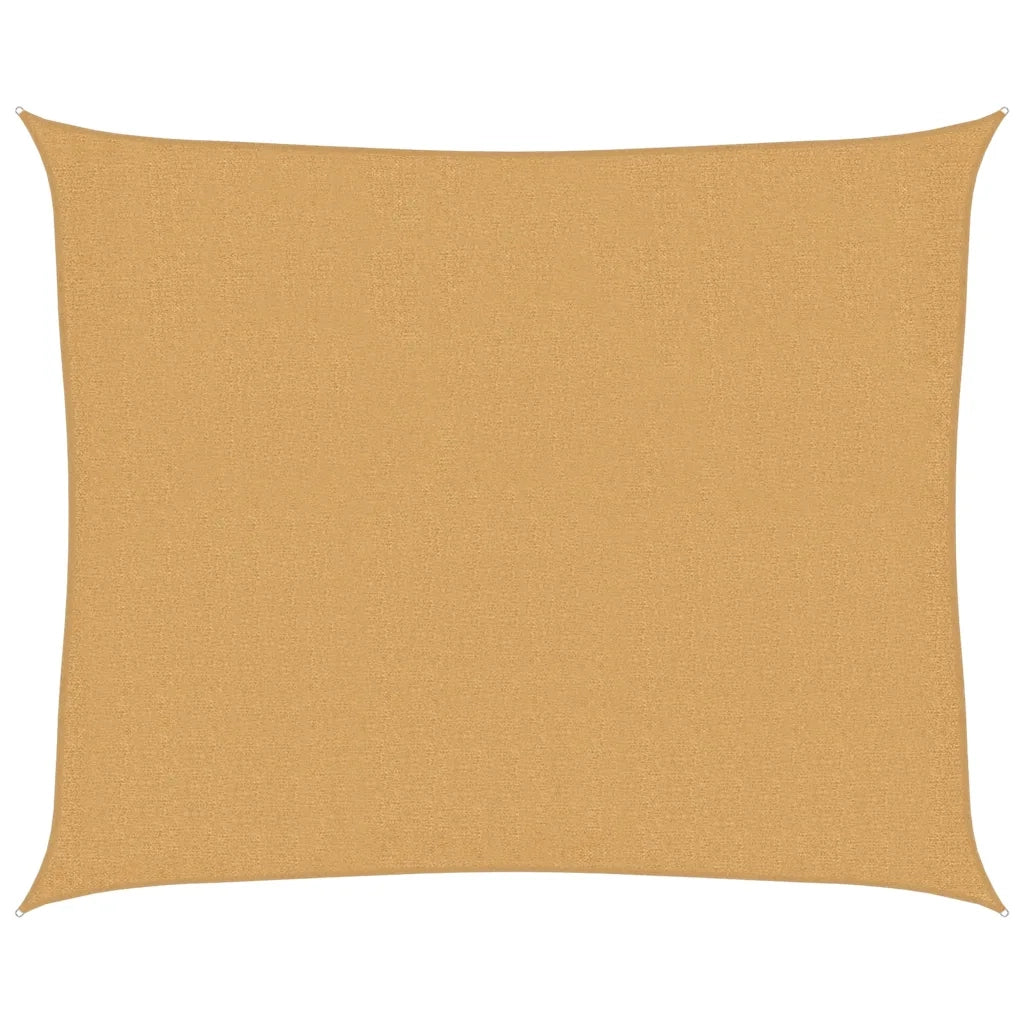 Vela Parasole | Telo Ombra | Vela da ombra 160 g/m2 Rettangolare Sabbia 2,5x3 m in HDPE