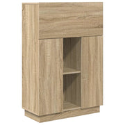Scrivania | Tavolo da Ufficio con lo scaffale Rovere Sonoma 71,5 x 31,5 x 106,5 cm
