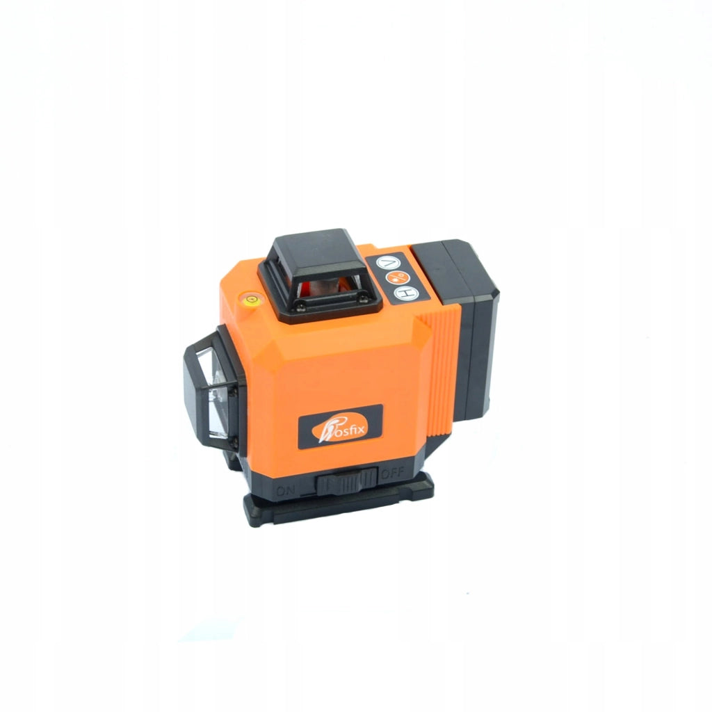 Livella Laser Rosfix Orange Tiger ROT12L – 12 Linee, Set con Treppiede 43-120cm, Occhiali Protettivi, Targa Verde