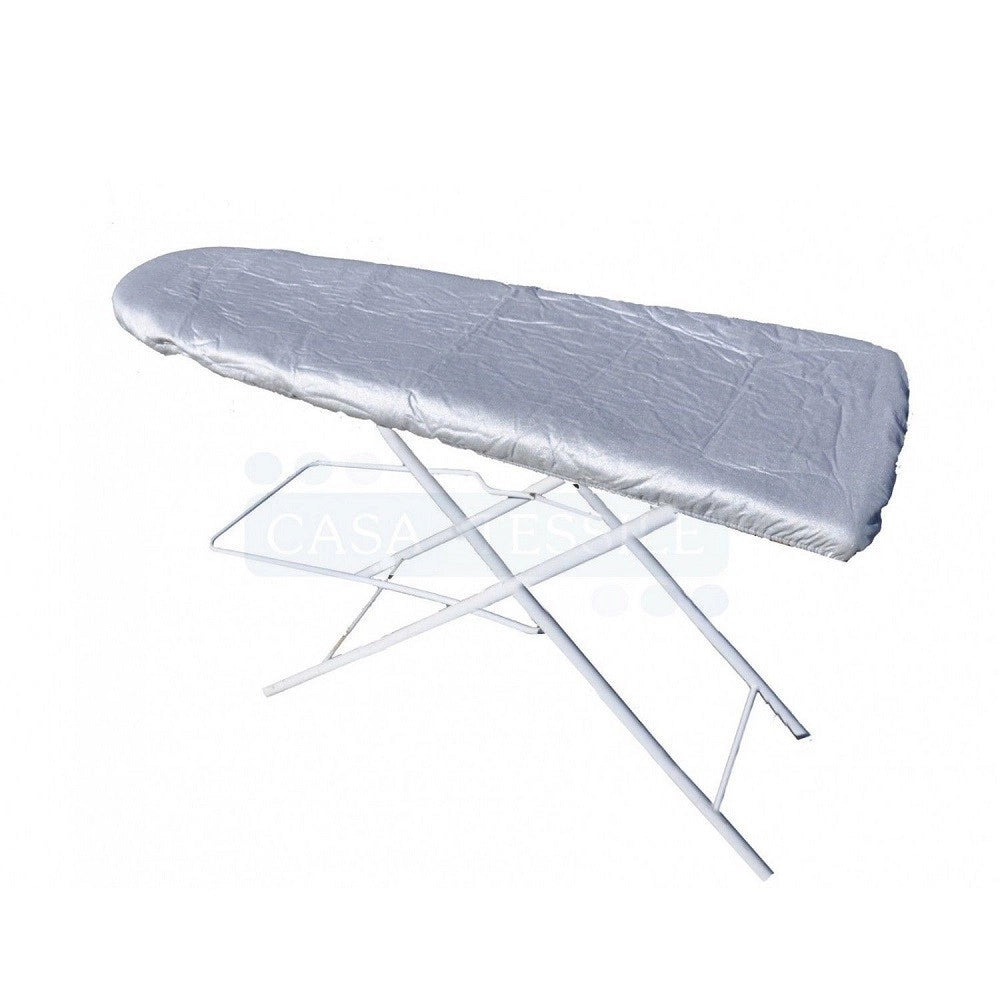 Trade Shop - Telo Copriasse Copertura Asse Da Stiro Tavolo Da Stiro 140x50cm Metallizzato -